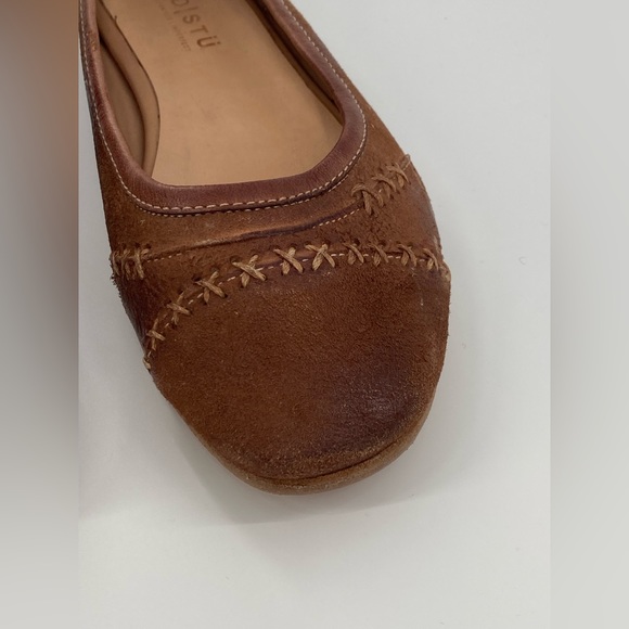 Bed Stu Lexie Brown Leather Ballet Flats - Picture 7 of 11